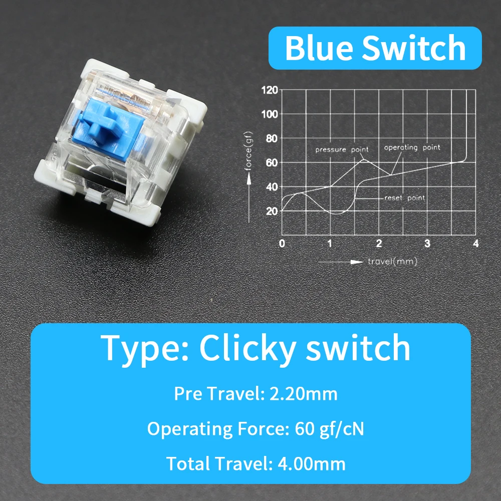 outemu interruptor para teclado linear tátil clicky interruptores silenciosos para teclados mecânicos cinza branco vermelho azul gaming switch