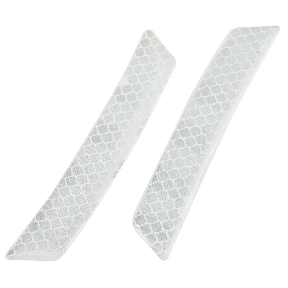 

SideBody Back Set Kit Carbon fiber Reflective Sticker Flare Strip Protector Dual Bumber Warning Wheel Eyebrow Arch