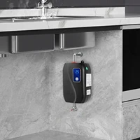 3500W Mini chauffe-eau électrique LCD dispositif d'eau chaude instantanée cuisines eau outil de chauffage rapide 220V pour salles de bains, bureaux, etc. 1