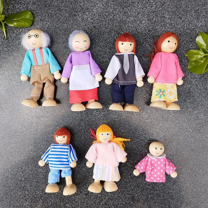 Wooden Furniture Miniature Toy for Kids Children House Play Boys Girls Gifts