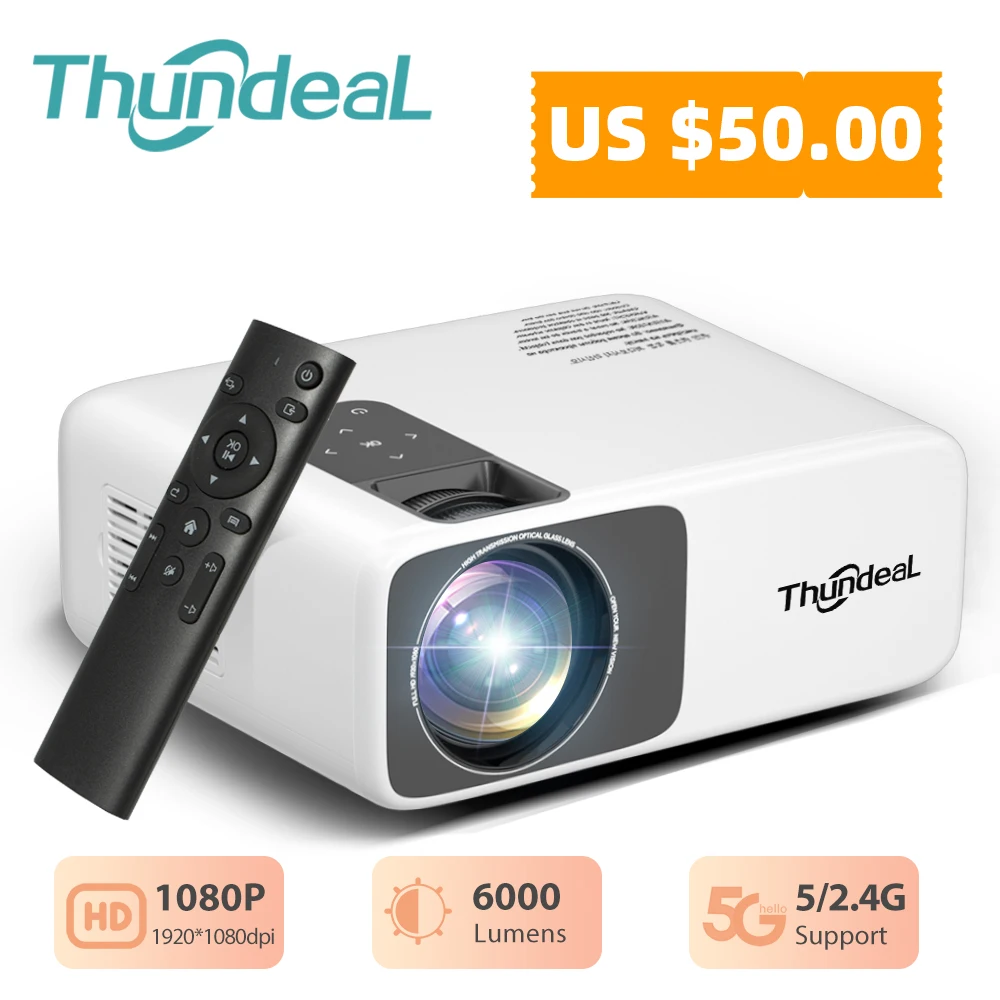ThundeaL-TD93Pro-Projector-Full-HD-1080P-Portable-2K-4K-Video-WiFi ...