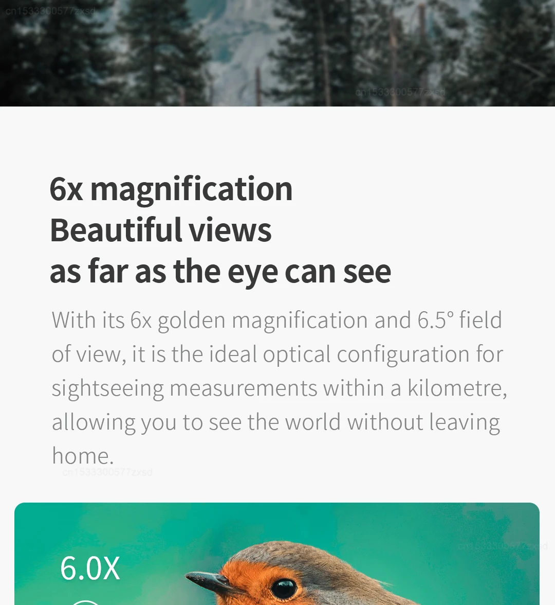 Xiaomi DUKA ATuMan TR1 Laser Rangefinder Telescope 6X