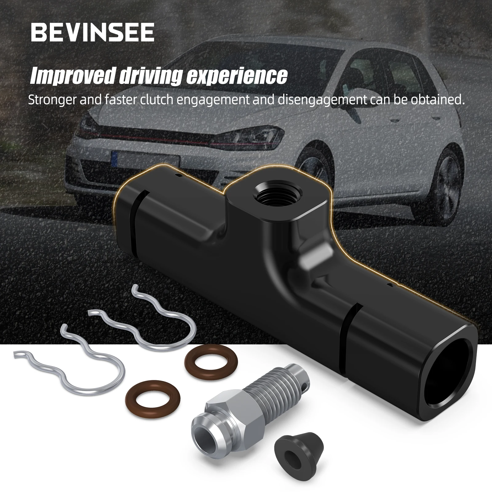 BEVINSEE 6-Speed Gearbox Clutch Mod Kit for Audi A3 TT for VW Golf Jetta Passat 2.0T Seat Leon Skoda Octavia