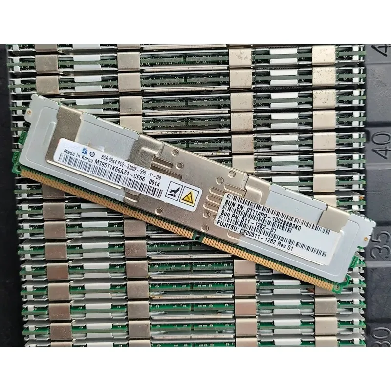 8GB DDR2 667MHz 8G PC2-5300F 2Rx4 FBD ECC Server memory FB-DIMM