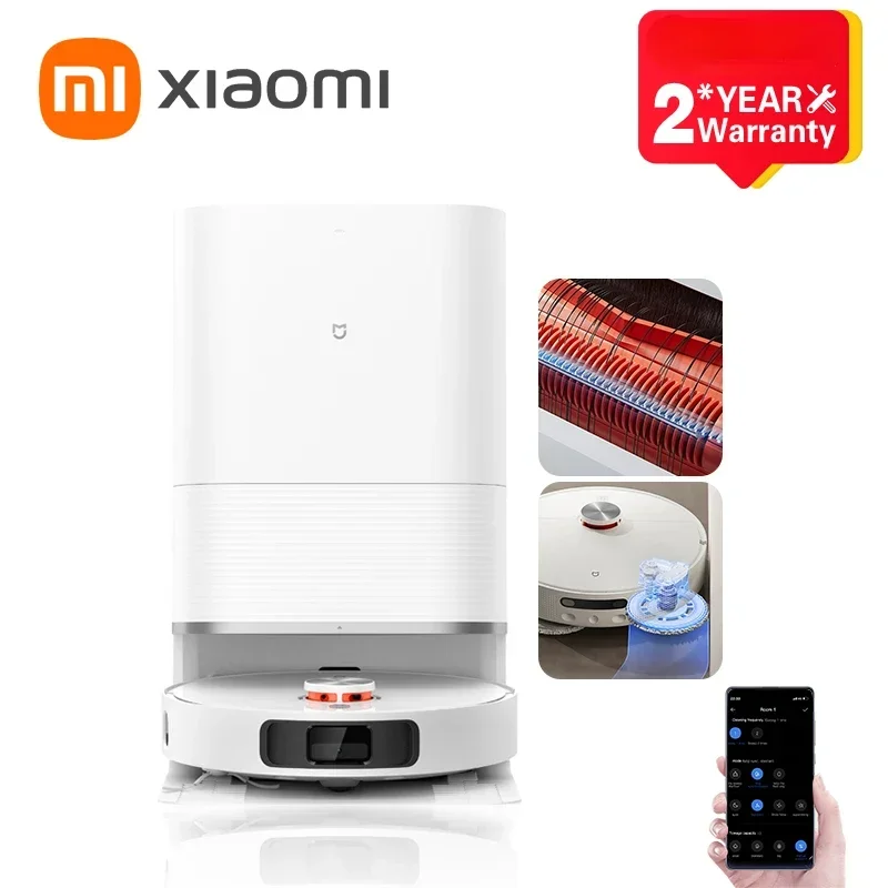 

XIAOMI MIJIA M30S OMNI Robot MOP Vacuum Cleaner D103CN Home Dirt Disposal Machine Self Cleaning Anti-winding Self-cutting Hair