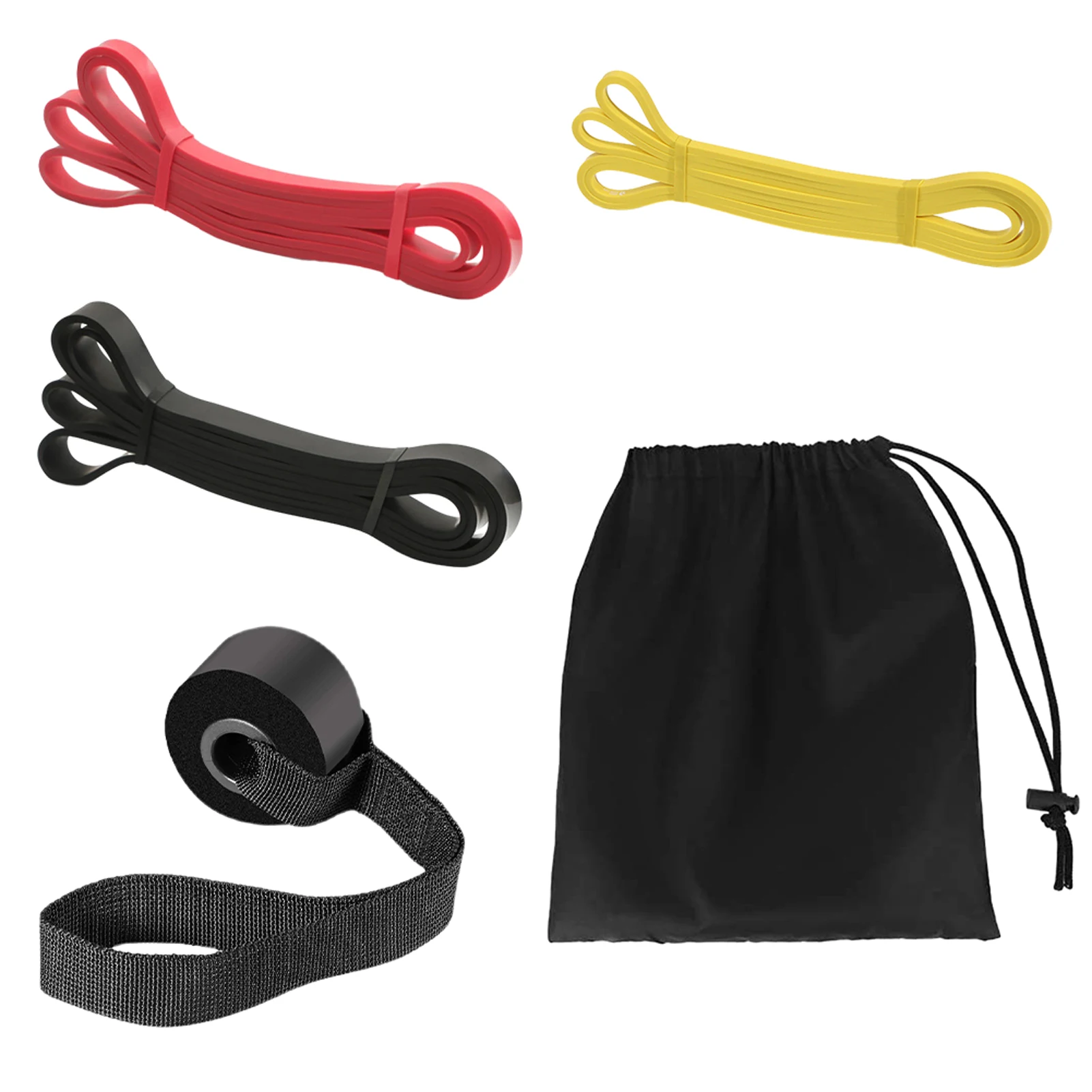 

3pcs Pull Up Training Pilates Home Fitness Door Anchor 3 Levels Adult Exercise Tool Bodybuilding Arm Legs Resistance Band