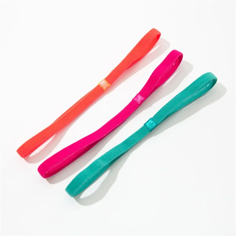 قطعة واحدة من رباط شعر رياضي بسيط للجنسين، شريط سي...