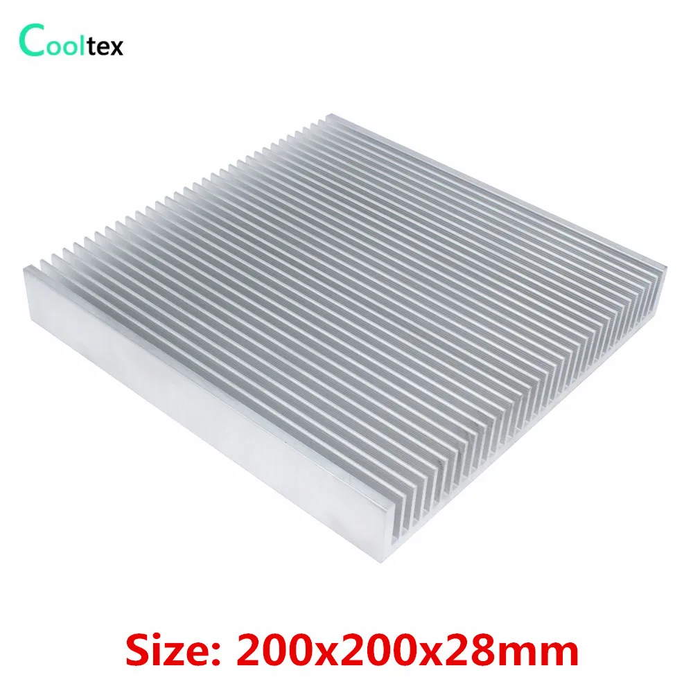 Dissipador de Alumínio para Chip Dissipador de Calor Faça Você Mesmo Radiador Cooler Led Dissipação de Calor Eletrônica