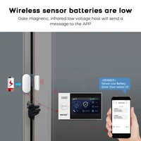 GauTone TUYA WiFi 4G GSM Alarm System for Home Smart Life Security with PIR Wireless Solar Siren Support Tuya Remote Control - Image 5