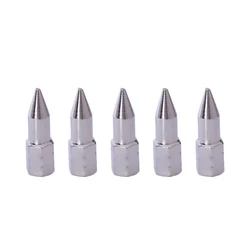 5 X 9Mm Female Thread Diameter 9Mm Conic Grease Gun Nozzle Coupling Silver Color