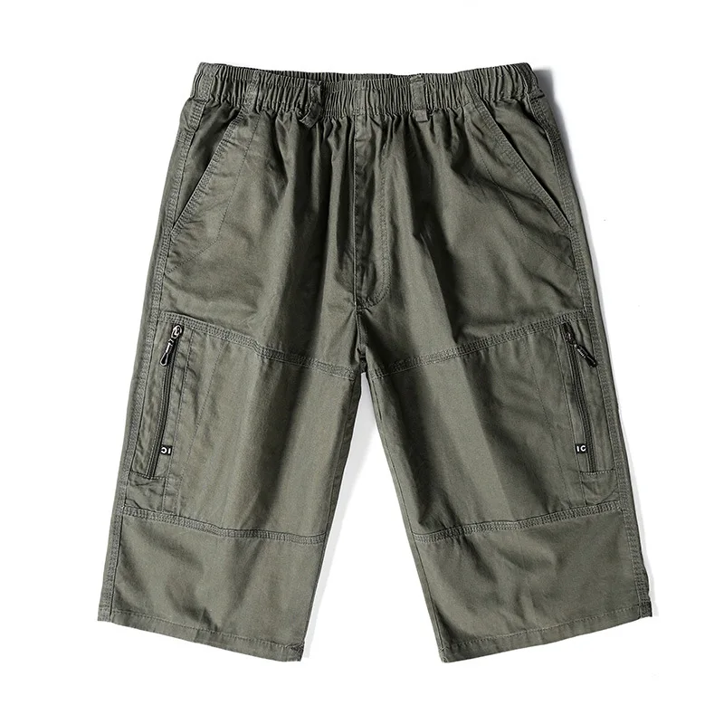 Long Shorts Men Cargo Secure Pocket 