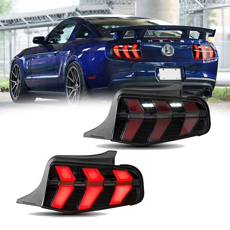 Nuovo Fanale Posteriore Della Fabbrica Sette Modalità Fanale Posteriore 2010-2012 Per Ford Mustang Base Boss 302 Gt Av-X10 Shelby Gt500 V6 Con Retroma