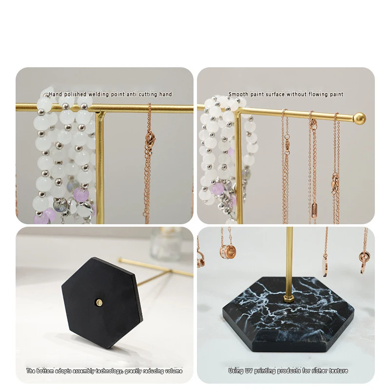 T-shaped False Nail Art Color Card Display Stand Gel Polish Template Nail Art Tips Sample Stand Nail Polish Practice Shelf 6
