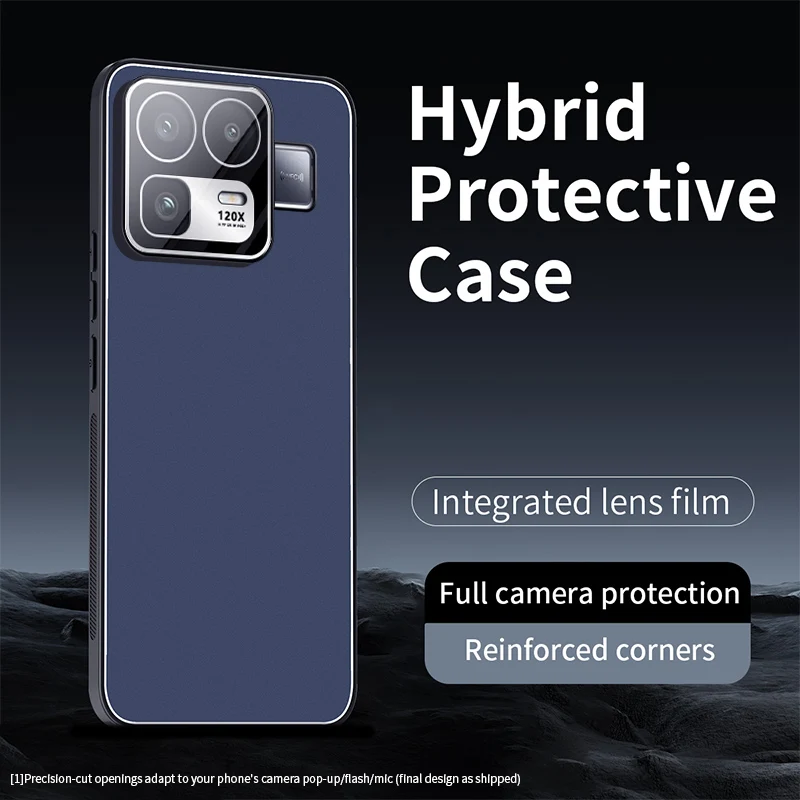Sleek Matte Shockproof Protective Back Cover