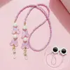 New Adjustable Sunglasses Lanyard Strap Colorful Reading Glasses Eyeglass Chain Anti-slip Bead Splicing Necklace Headphone Chain 1