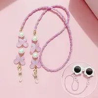 New Adjustable Sunglasses Lanyard Strap Colorful Reading Glasses Eyeglass Chain Anti-slip Bead Splicing Necklace Headphone Chain 1