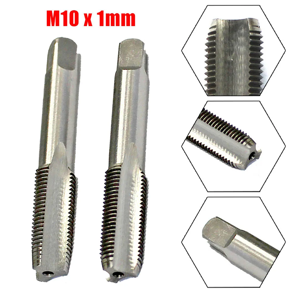 2pcs Hand Thread Tap HSS Metric Taper And Plug Tap Right Hand Thread