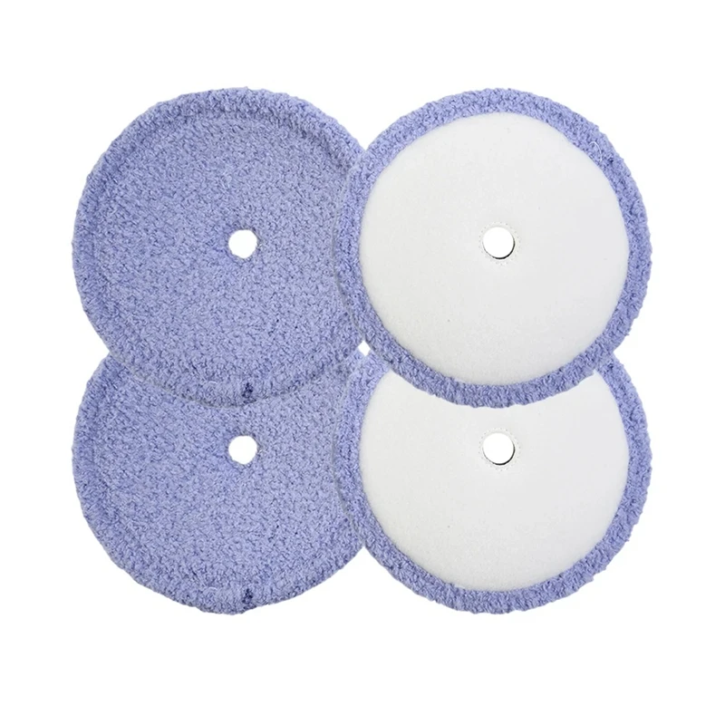 

4 PCS Washable Microfiber Mop Pads As Shown Vacuum Cleaner Parts For EVERYBOT Edge RS700 RS500 Robot Accessories