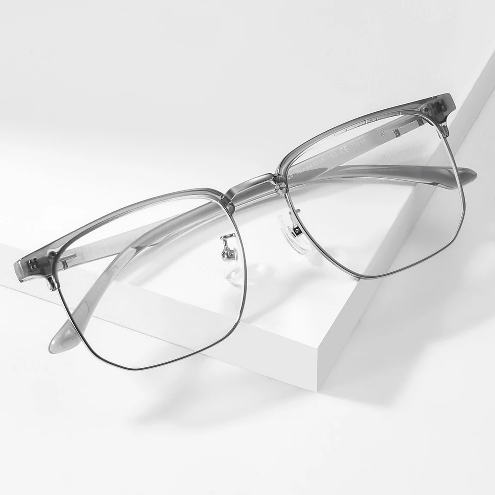 GmeiOpticalFashionAlloyTR90MenGlassesFrameWomenRetroSquare