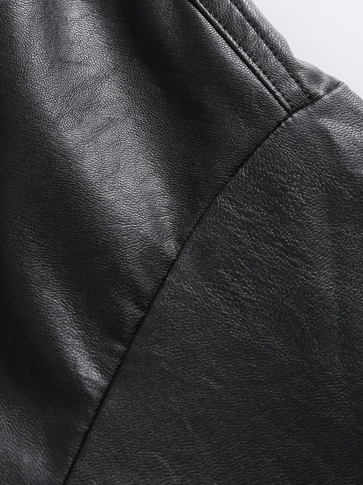 MENS CASUAL OUTDOOR PU LEATHER WATERPROOF  WINDPROOF  JACKET FOR SPRING AUTUMN 6