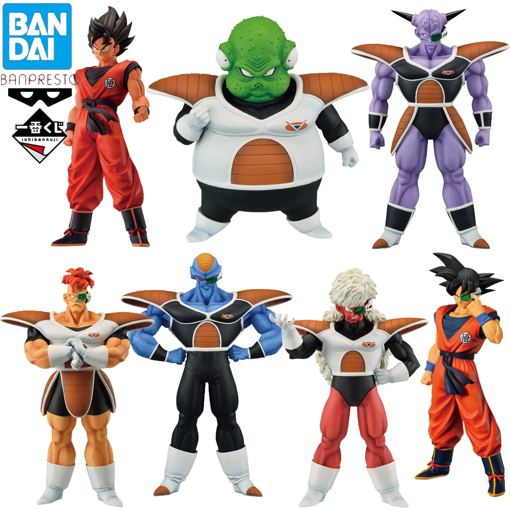 

In Stock Original BANDAI Ichiban Kuji Dragon Ball Z Son Goku Jeice Burter Recoom Ginyu Figure Anime Genuine Model