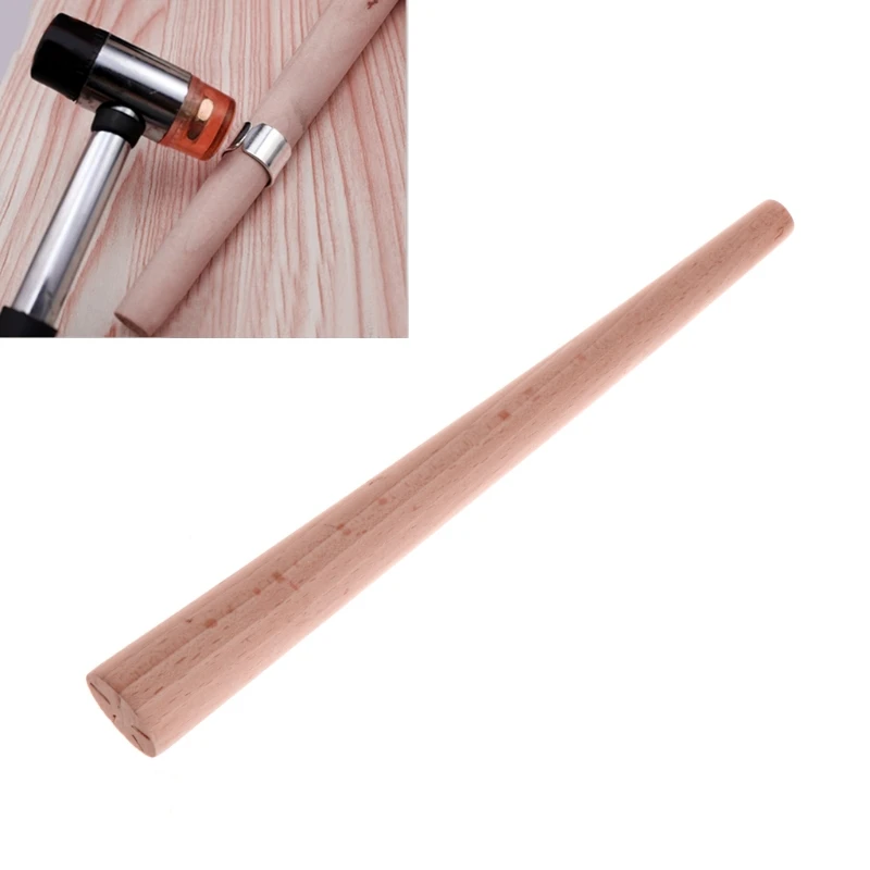 Wood Tapered Mandrel Stick Ring Stick Tool for Finger Ring Fashion Jewelry Rings Making Forming Measauring Equipment