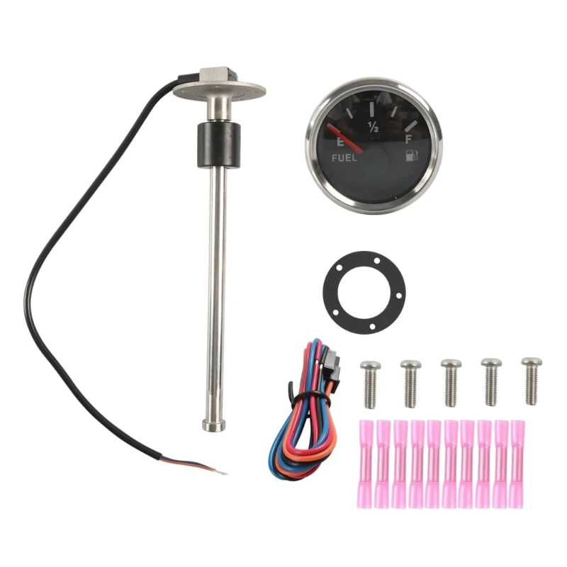 0-190ohm 연료 플로트 센서 + 연료 레벨 게이지 2 52mm 연료 탱크 레벨 게이..