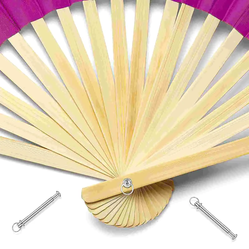 Folding fan 5 Sets fan accessories hand repairing kit pendant light metal rivets for folding accessory shaft stainless steel nut