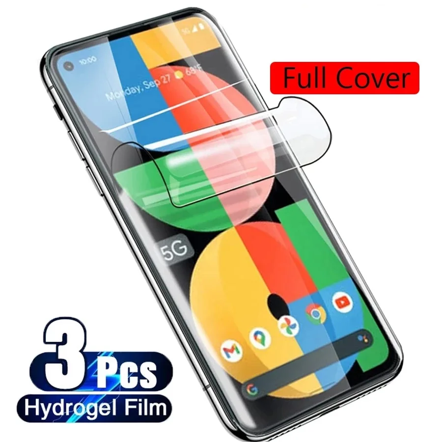 Pellicola Idrogel 3 Pezzi Per Google Pixel 8 Pro 7 Pro 7A 6A 4 3 Xl Pellicola Salvaschermo Pixel7 Pixel6A Pixel 8Pro