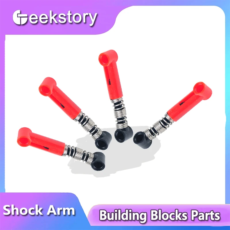 Construction Blocks Building Blocks Racing Car Building Blocks Car Building Blocks Anime Block Toys 4PCS 8PCS Shock Arm MOC High-tech Suspension Spring Bricks DIY For 76537 76138