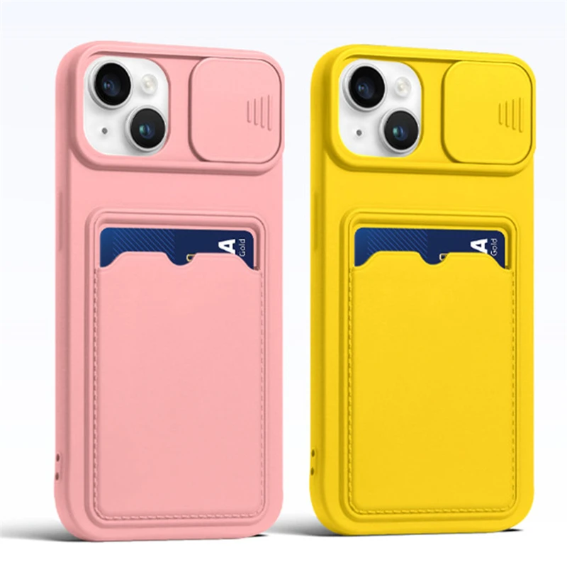 Cell Phone Cases Iphone 11 Case With Card Holder Camera Cover Case