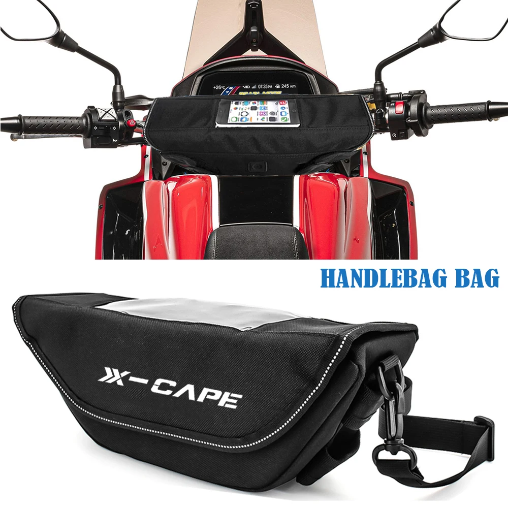 

For Morini X-Cape 650 649 2023 Motorcycle Waterproof And Dustproof Handlebar Storage Bag