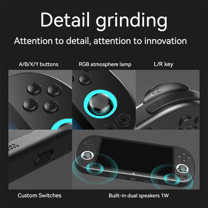 Trimui Ʈ   ޴  ܼ, Ʈ Ƽ ̵  ܼ, 4.96 ġ HD IPS ȭ