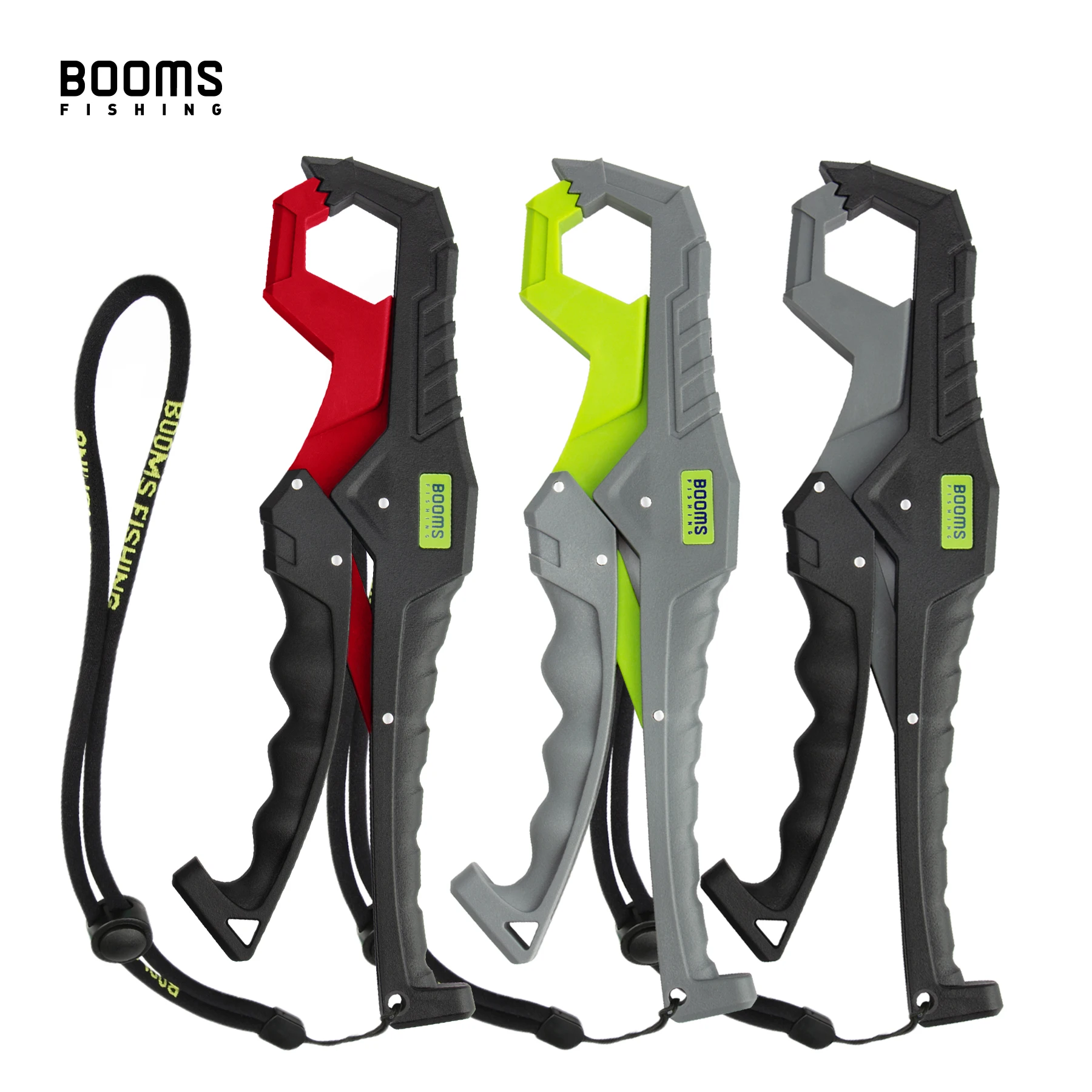 Booms Fishing G05 Fish Gripper Glass Fiber with Lanyard Anti-Rust  Anti-Corrosion Grabber Keeper Safer For Fish Grip Fishing Tool