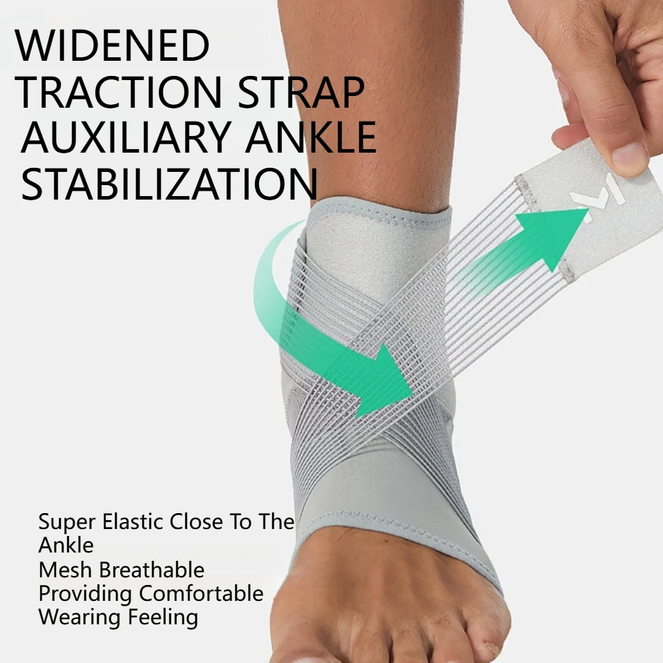 Thin Breathable Ankle Support Brace – Lightweight Compression Sleeve for Sports (1/2 PCS) 3