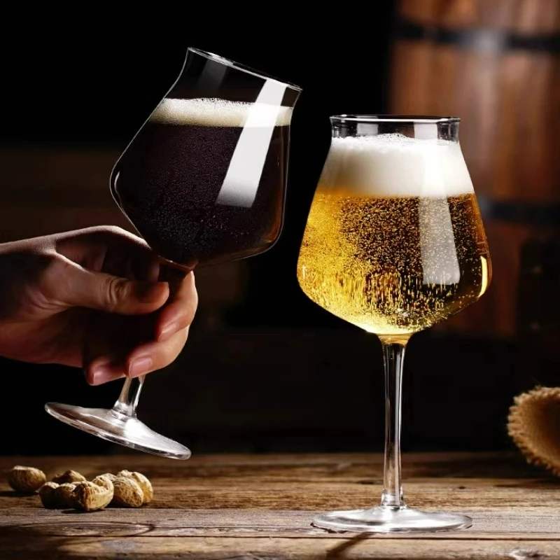 Vaso de cerveza artesanal TEKU, copas de vino de tulipán, Copas de cóctel creativas, vaso de boca ancha, herramientas de Bar