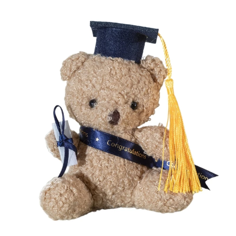 thumbnail image 1 of Peluche de oso de peluche, regalo de graduación para graduados de 2024, fotografía de graduación, oso de peluche, oso de dibujos animados, 1 of 5