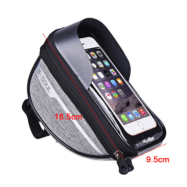 Bicycle Bag Frame Front Top Tube Cycling Bag Reflective Phone Case Touchscreen Bag MTB Bike Accessories