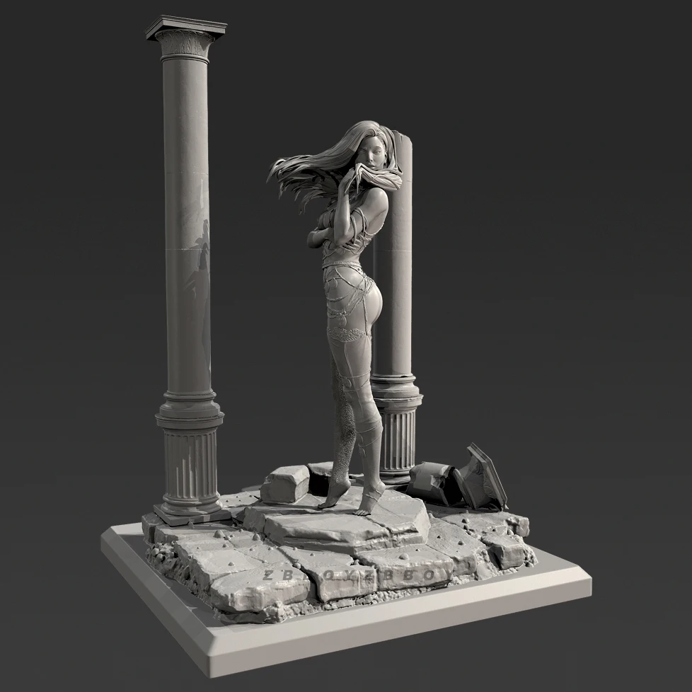 남자의 키 38mm 50mm 75mm 수지 모델 키트 그림 미녀 무색 및 자체 조립(3D 인쇄)TD-7602/3D