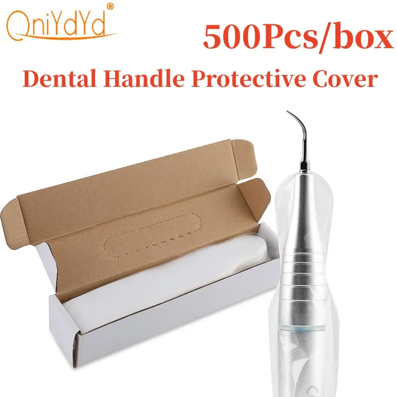 500 Pack Dental Curing Light Protective Sleeves – Disposable Plastic Covers 13×2.1 Inches