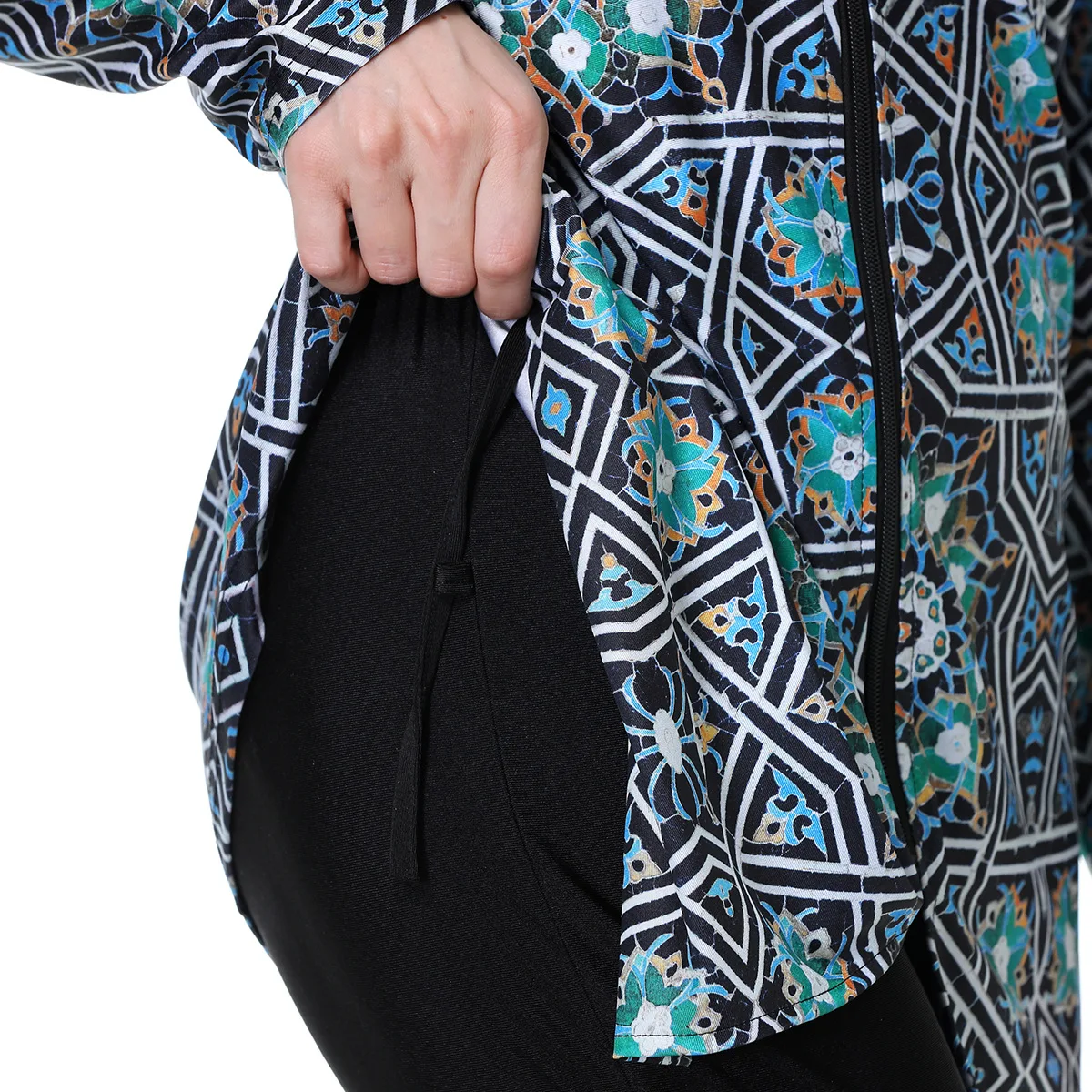 Burkini Femme Musulmane Muslim Swimwear Plus Size XXXL-8XL Women Cardigan Tops+leggings+hijab 3pcs Full Cover Islamic Swimsuits