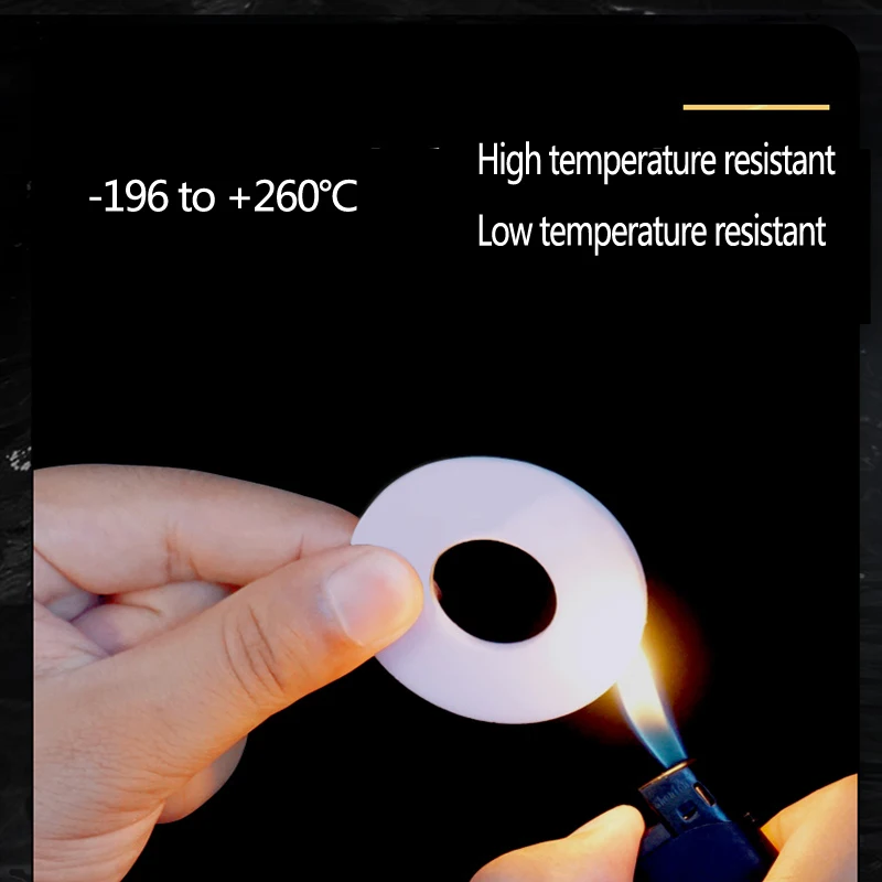 PTFE 플랫 와셔 플랜지 압력 게이지 워터 파이프 조인트 개스킷 내경 6-35mm, 가스켓 스페이서 씰링 압력 게이지