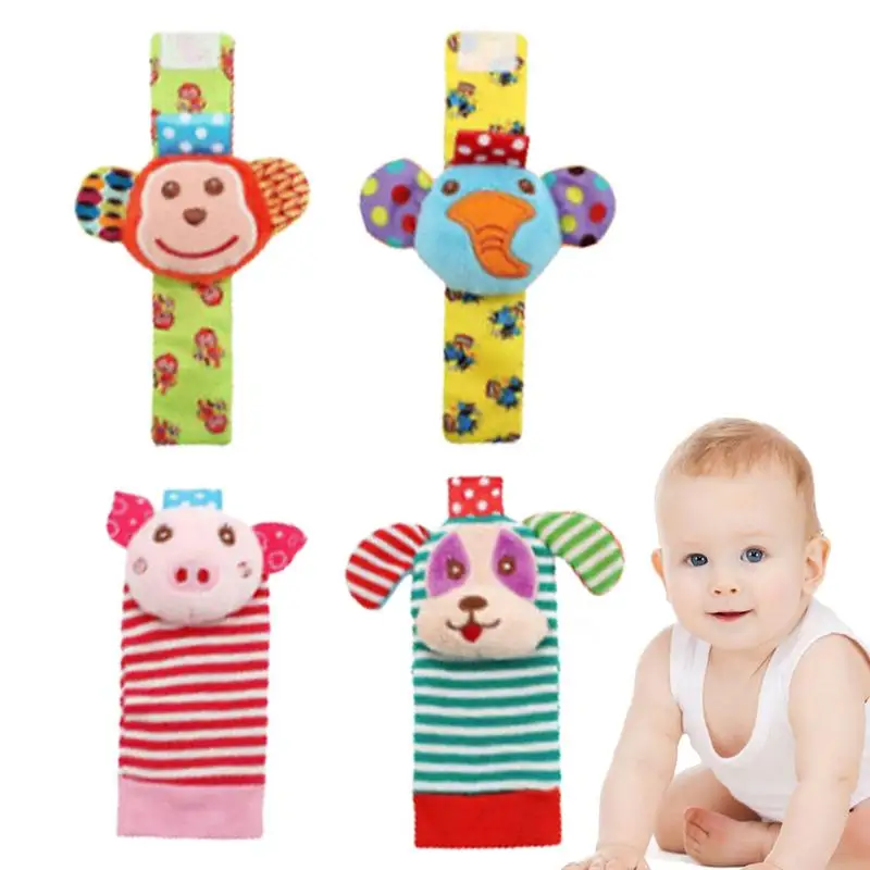 

Игрушки для новорожденных погремушки животные сенсорные погремушки носки смешные рандомные детские носки для новорожденных с погремушками для новорожденных