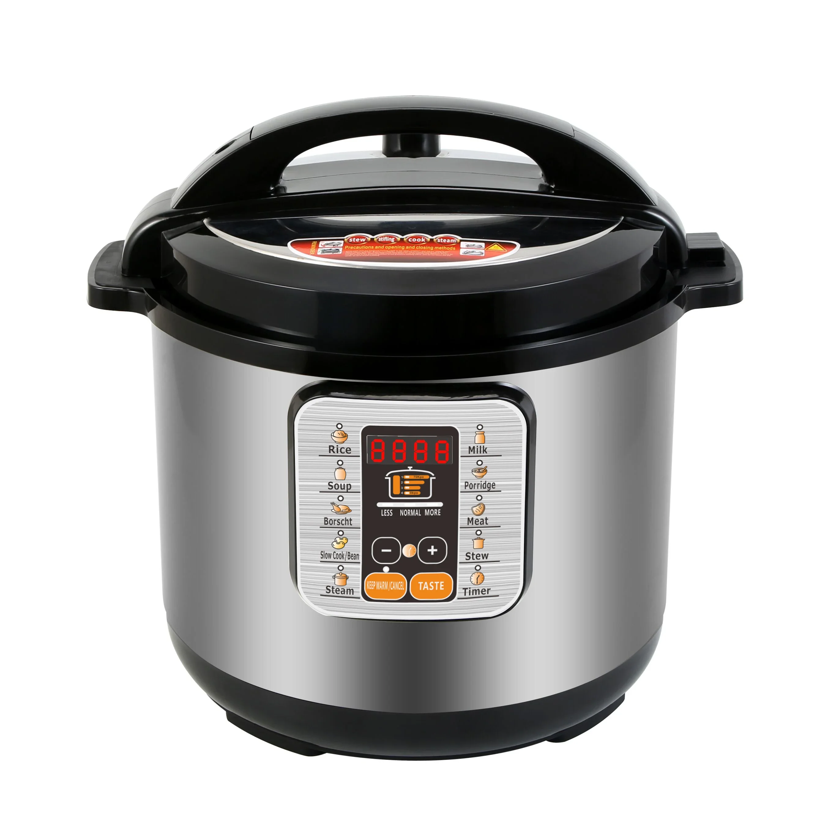 12L Commercial big electric pressure multi cooker Cooking Time Presetting function slow cooker modern kitchen appliances