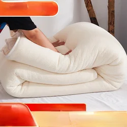 Colchón de cama de algodón, edredón de algodón, almohadilla de colchón espesante para el hogar, Tatami