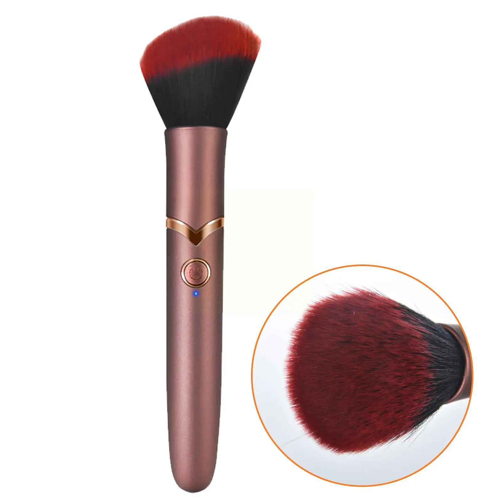 

Electric Makeup Brush Foundation Mixing Brush Massage Beauty Makeup Tool Blush Loose Vibrating Face Powder Brushes Conceale E4T9