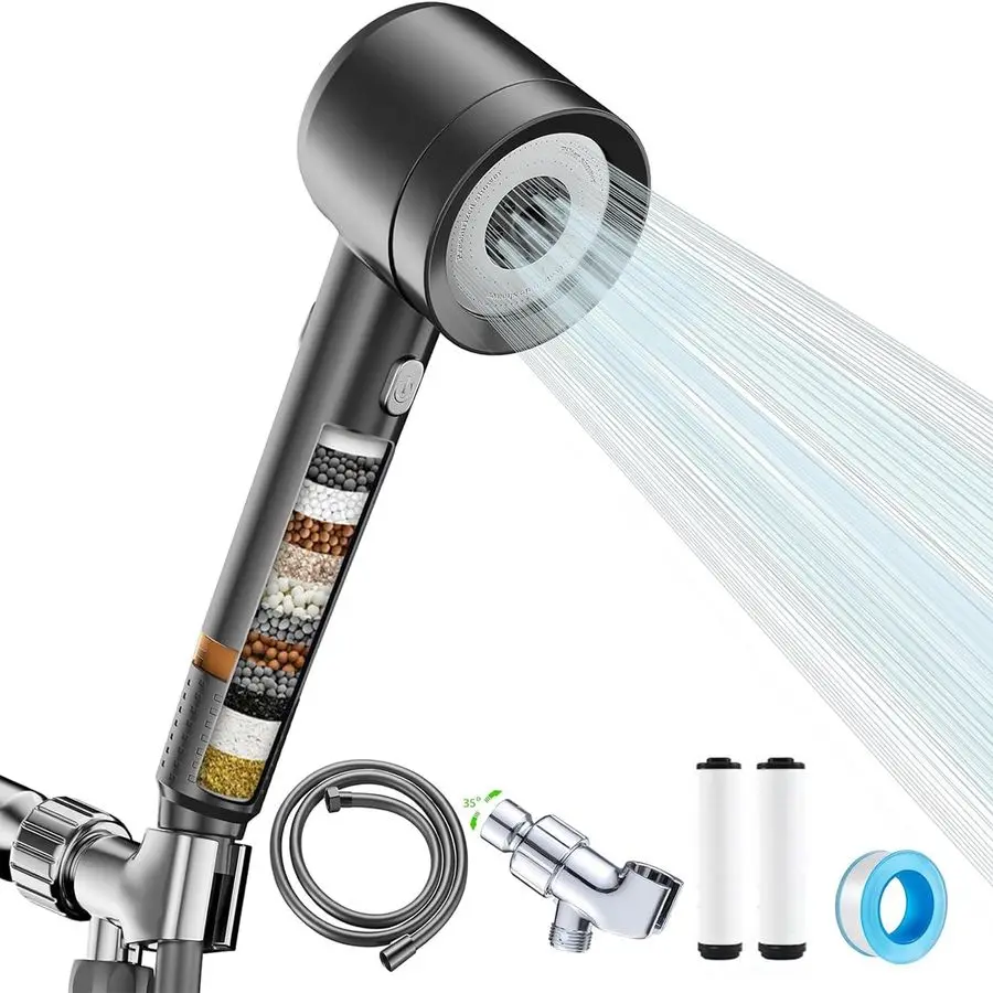 Pressure Shower Head with Handheld - image 1