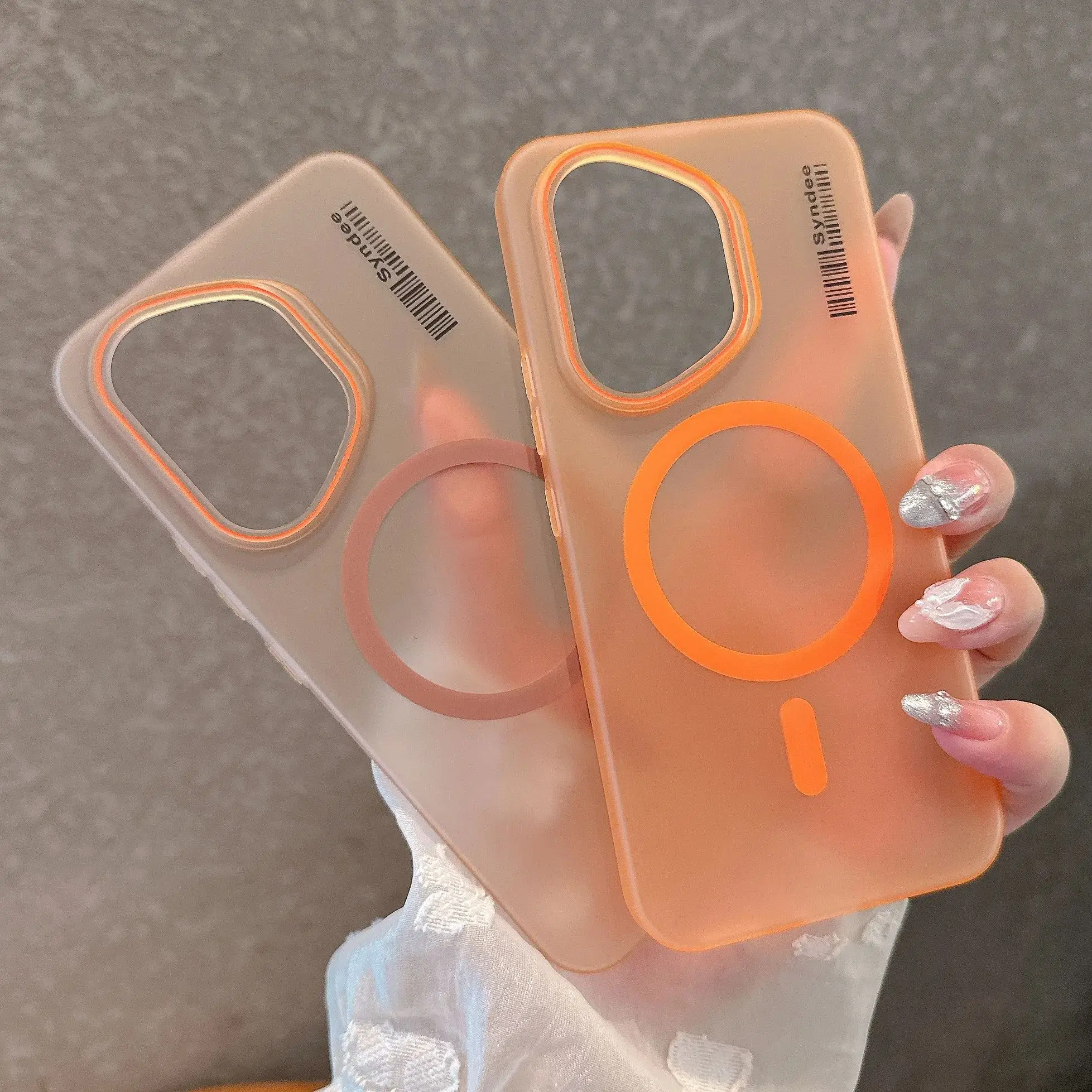 Frosted Translucent Magnetic Phone Case - Slim Hard PC Cover