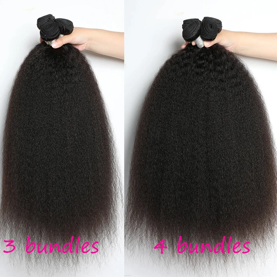 Fasci lisci Yaki 100% capelli umani 1/3/4 pezzi all'ingrosso 100 g per pacco cucire in tesse capelli umani Tissage liquidazione in vendita - immagine 3