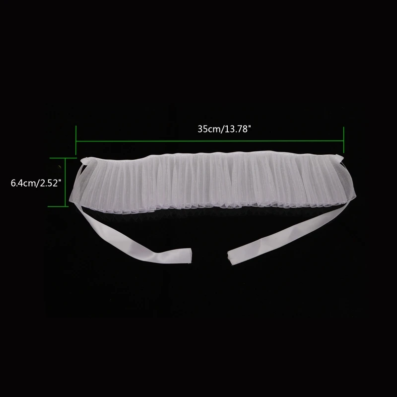 Рисунок 6 - Атласное колье-клоун с рюшами и